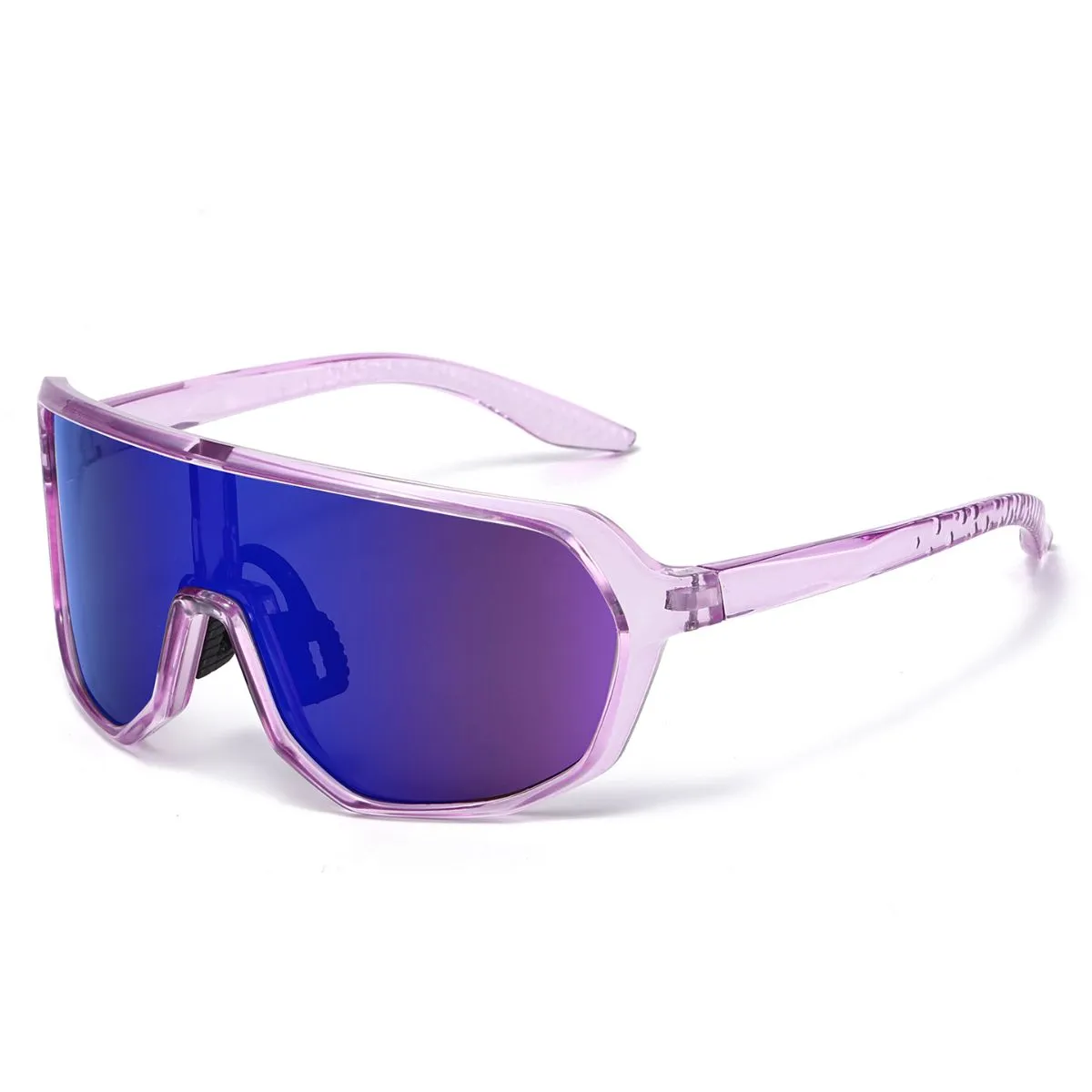 Unisex Oversized Premium Sunglasses – Slimming Windproof UV400 Cycling Glasses for Outdoor Sports, Trendy Mountaineering Shades for Men Women